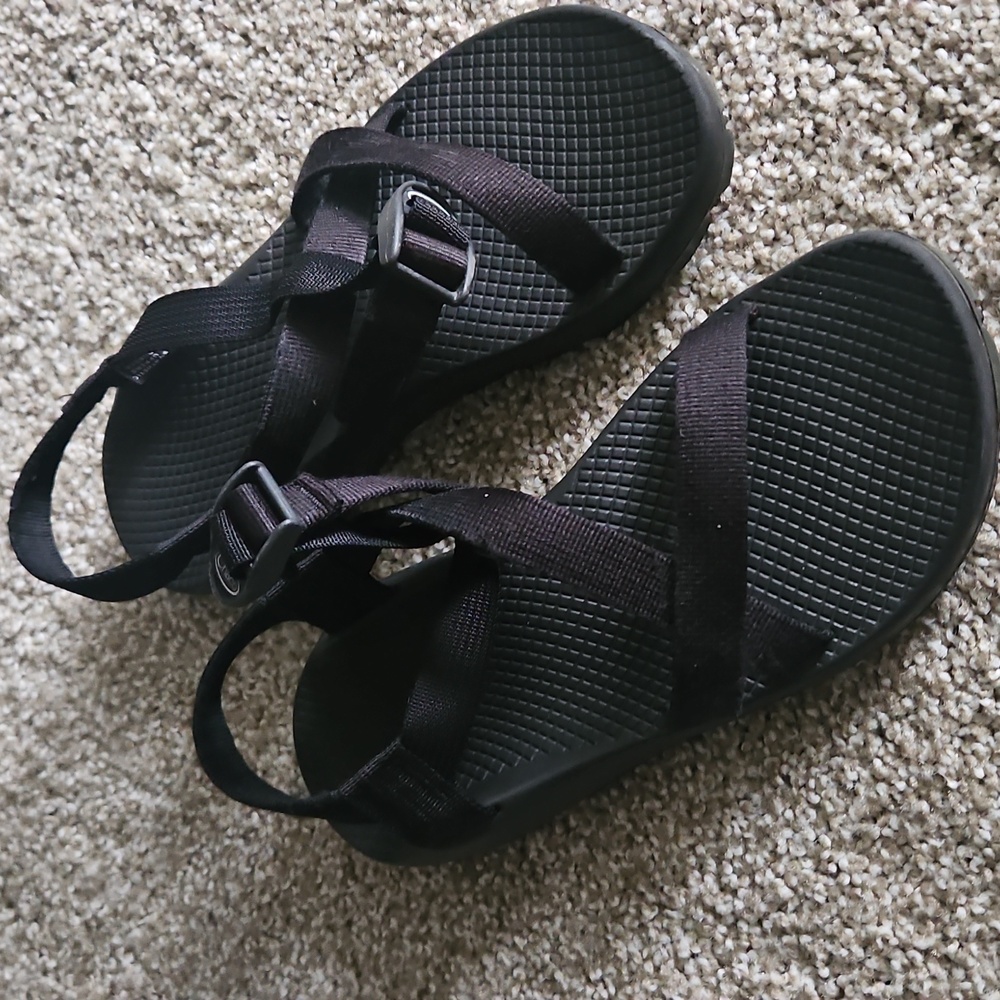 Womans  black Chaco sandals